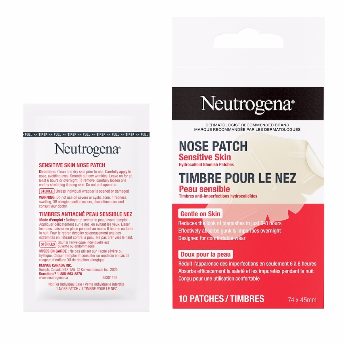 Sensitive Skin Hydrocolloid Blemish Nose Patches