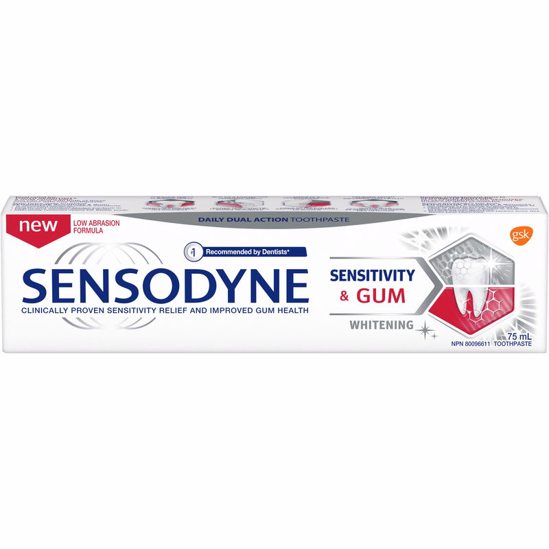>SENSODYNE Sensitivity & Gum Toothpaste for Sensitive Teeth & Bleeding Gums 75 mL<