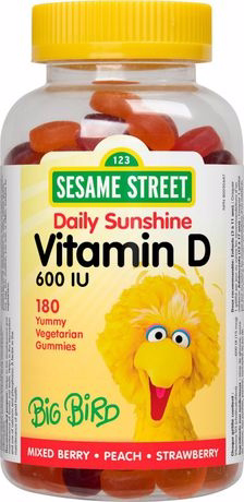 Sesame Street By Webber Naturals Vitamin D Gummy