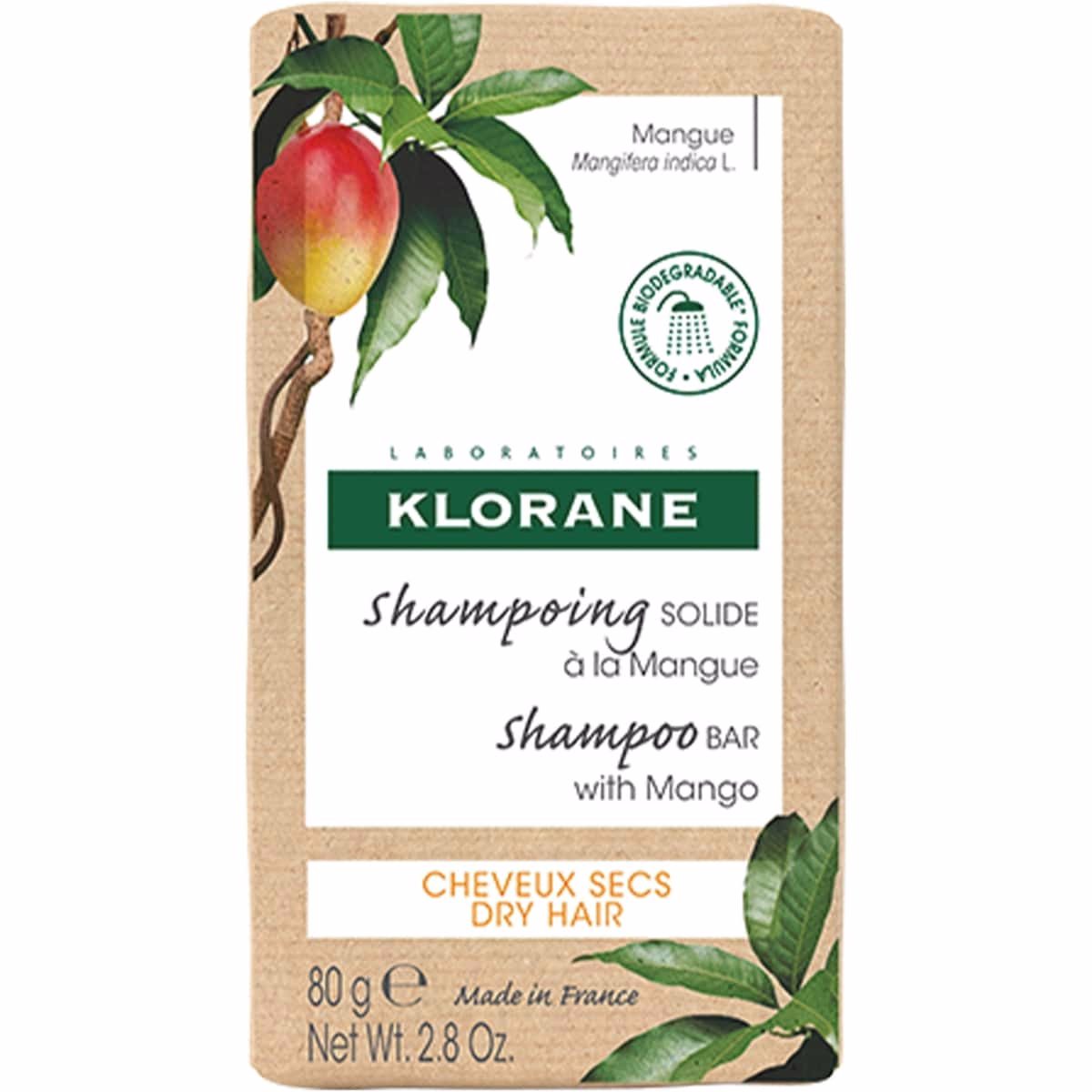 Shampoo bar with Mango Butter - Nourishing - Dry hair