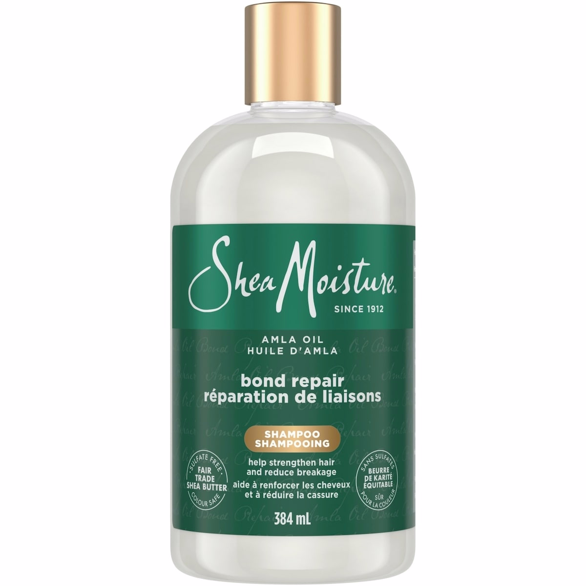 SheaMoisture  Amla Oil Bond Repair Shampoo  with Restorative Hydroplex Infusion to Strengthen Hair, 384 ML