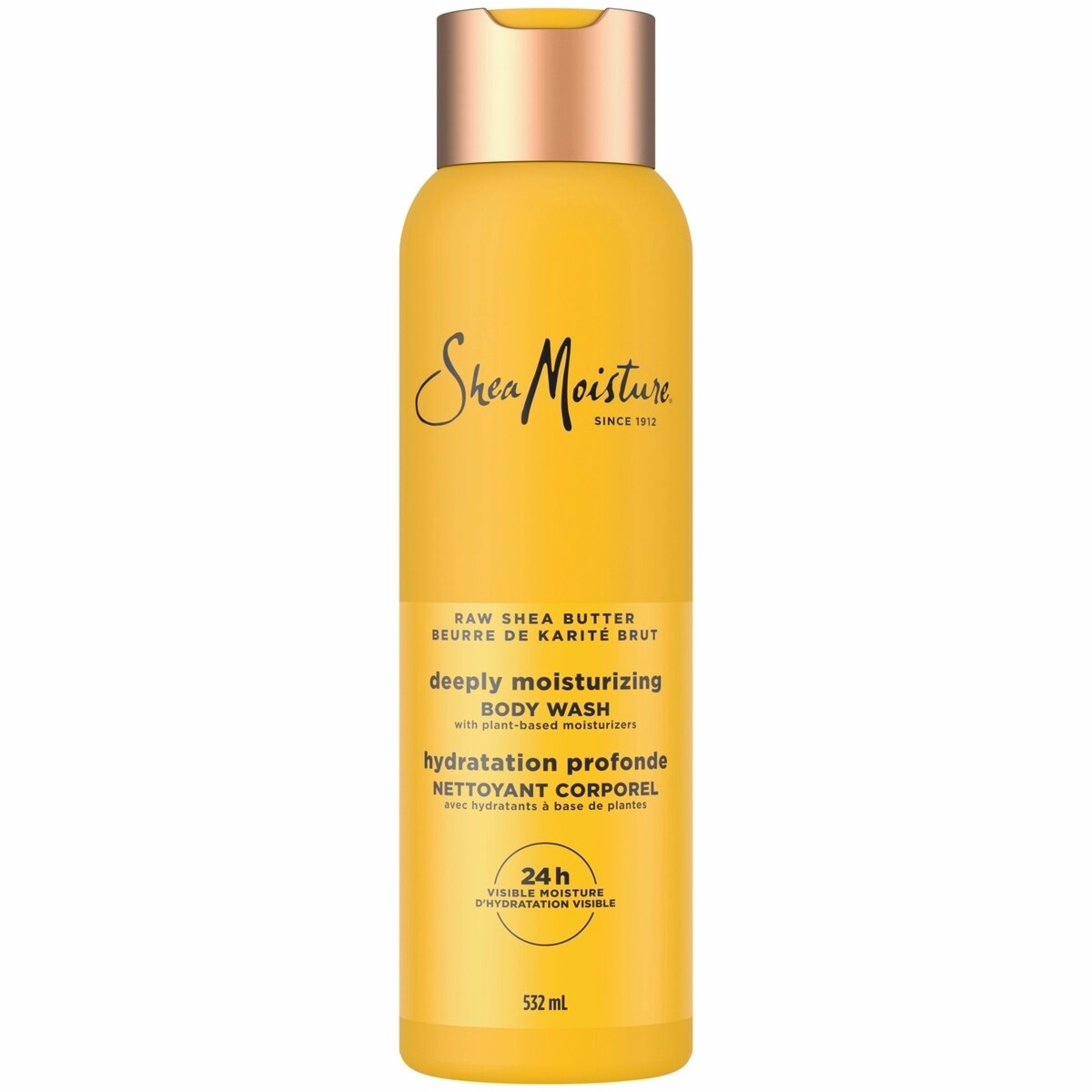 SheaMoisture  Body Wash Moisturize and Restore Dry Skin Raw Shea Butter for 24H Visible Moisture for Healthy, Glowing Skin 532 ml
