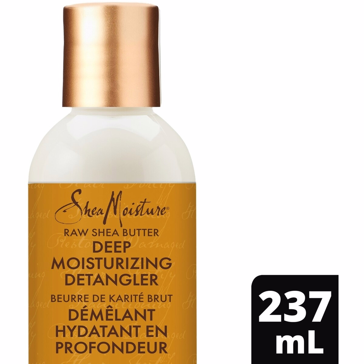 SheaMoisture  Deep Moisturizing Detangler repairs visible signs of damage Raw Shea Butter paraben-free hair detangler 237 ml