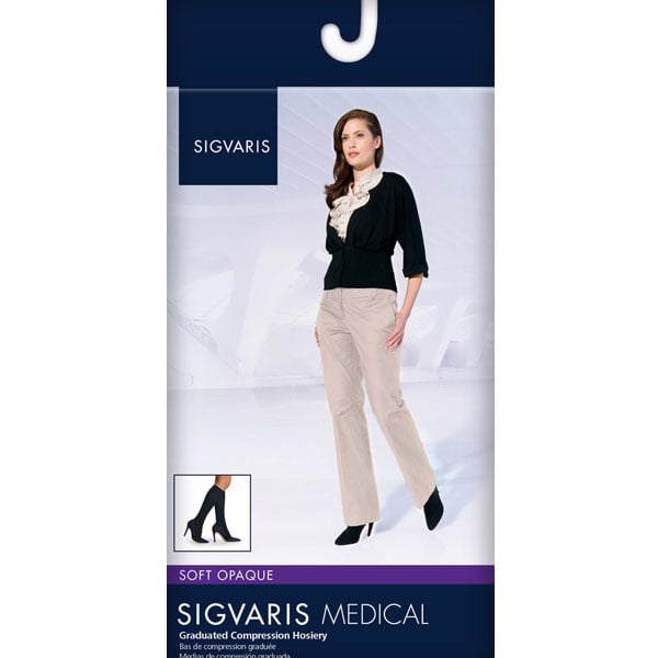 Sigvaris 841c Style Soft Opaque 15-20mmhgWomen Medium Nude - 841CMLW35