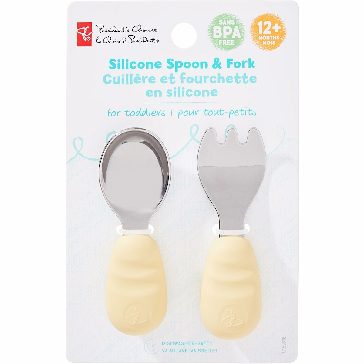 Silicone Spoon & Fork for toddlers