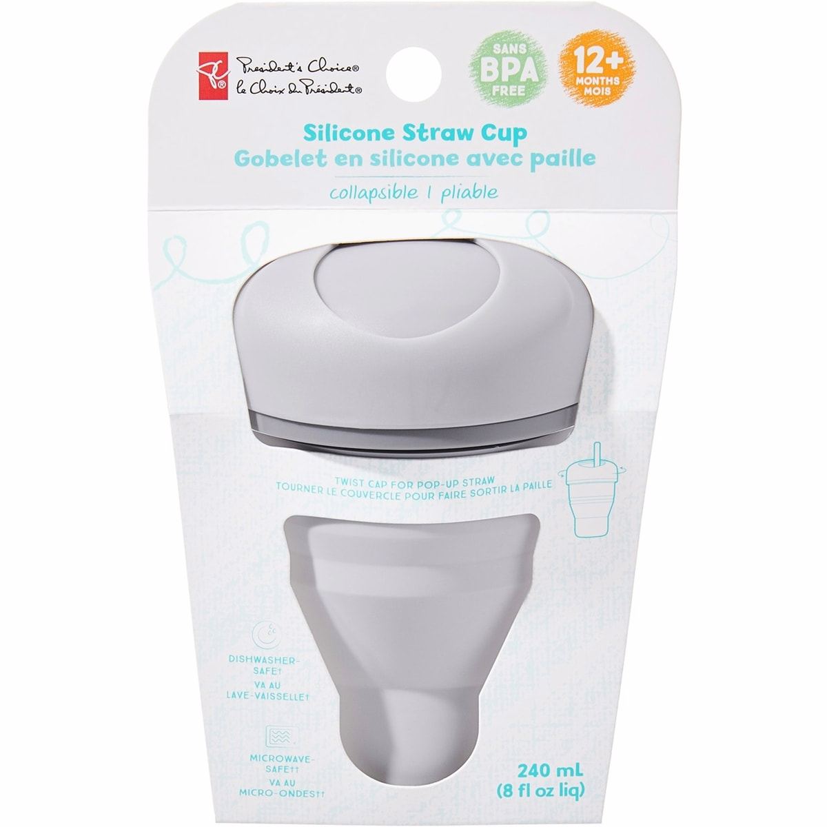 Silicone Straw Cup