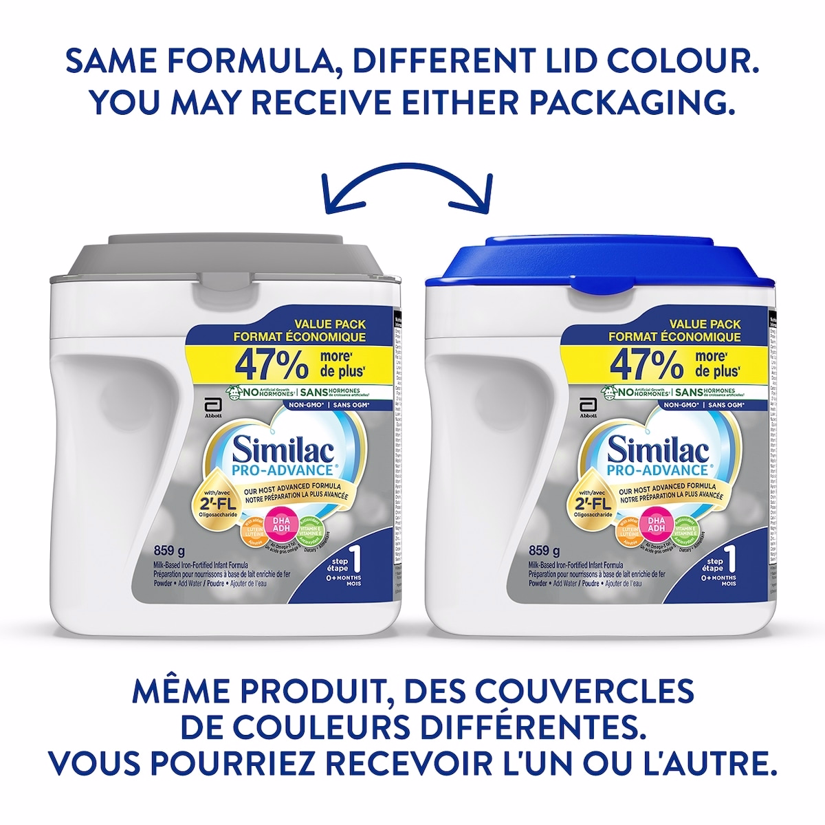Similac Pro-Advance® Step 1 Baby Formula, 0+ Months, with 2'-FL. Immune Support Innovation: 2'-FL, Powder, 859 g
