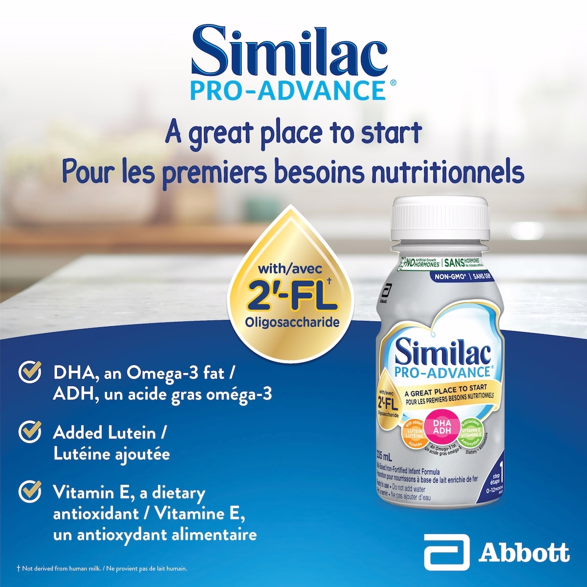 Similac Pro-Advance® Step 1, Ready-to-Feed, 16x235mL