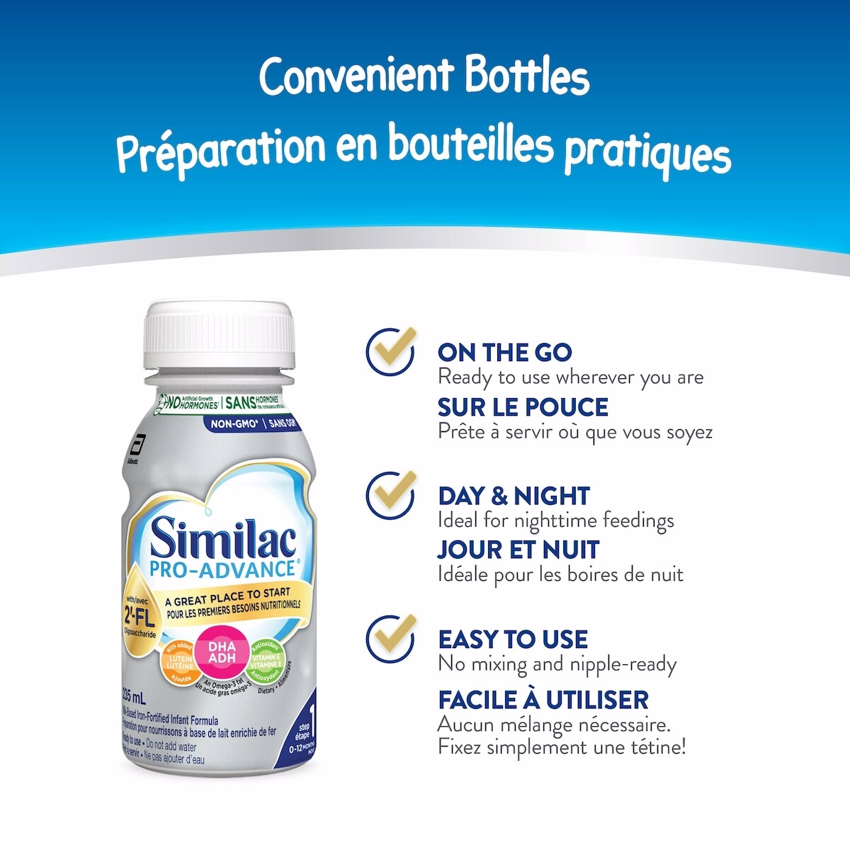 Similac Pro-Advance® Step 1, Ready-to-Feed, 16x235mL Similac Pro-Advance® Step 1, Ready-to-Feed, 16x235mL