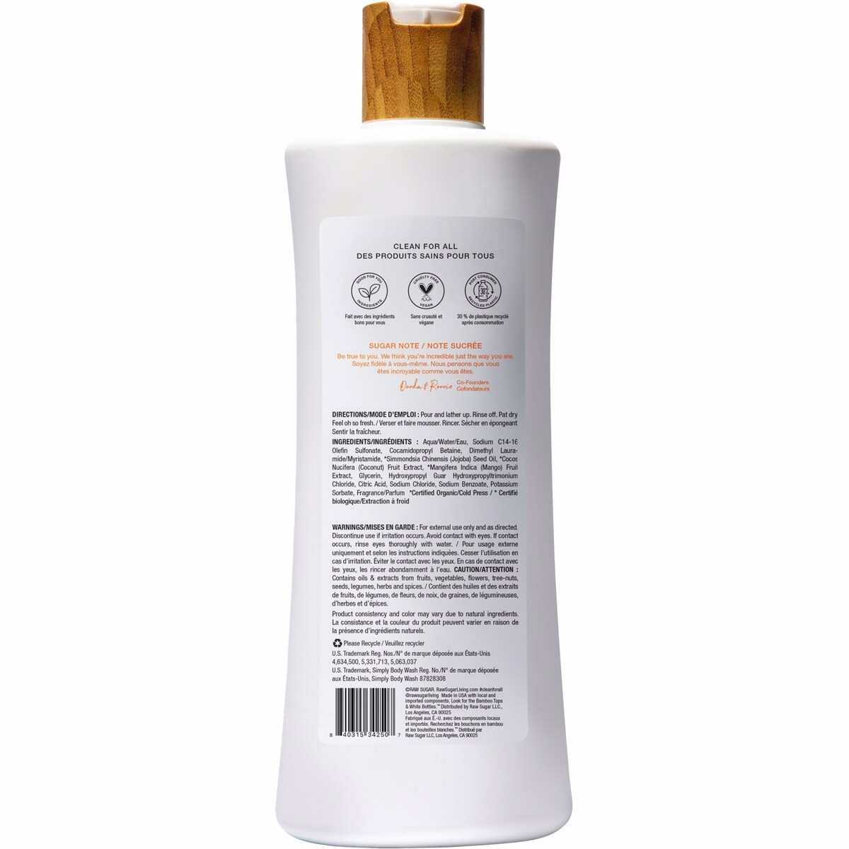 Simply Body Wash - Raw Coconut + Mango