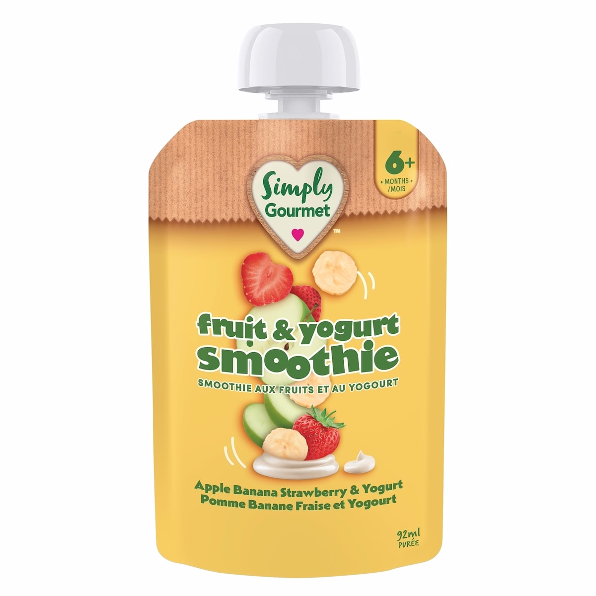 Simply Gourmet Apple Banana Strawberry & Yogurt Smoothie