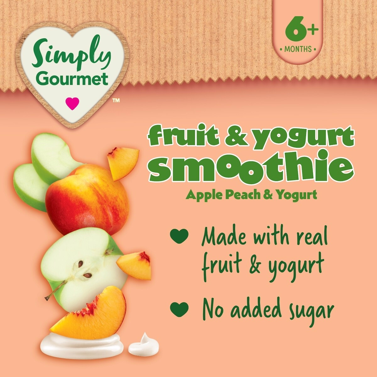 Simply Gourmet Apple Peach & Yogurt Smoothie Simply Gourmet Apple Peach & Yogurt Smoothie