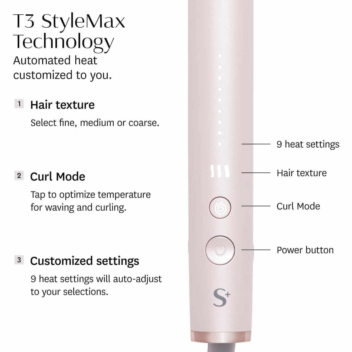 SinglePass StyleMax 專業級 1英吋 直髮夾，具自動加熱功能