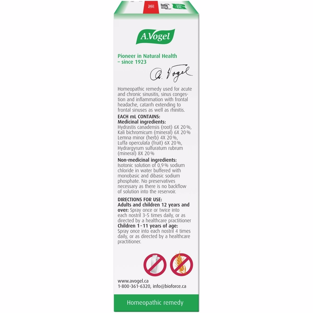 Sinna Nasal Spray For Sinus Congestion and Blocked Nose