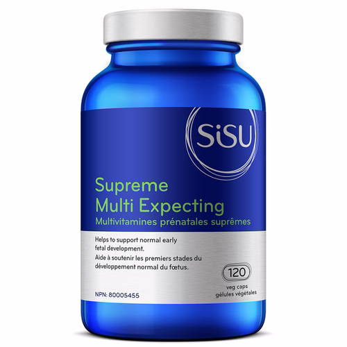 Sisu Supreme Multi Expecting - Essential Nutrients for a Healthy Pregnancy - 120 Veg Capsules