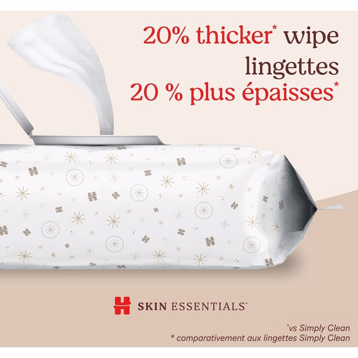 Lingettes Skin Essentials Bébé, 2 Packs Flip Top Lingettes Skin Essentials Bébé, 2 Packs Flip Top