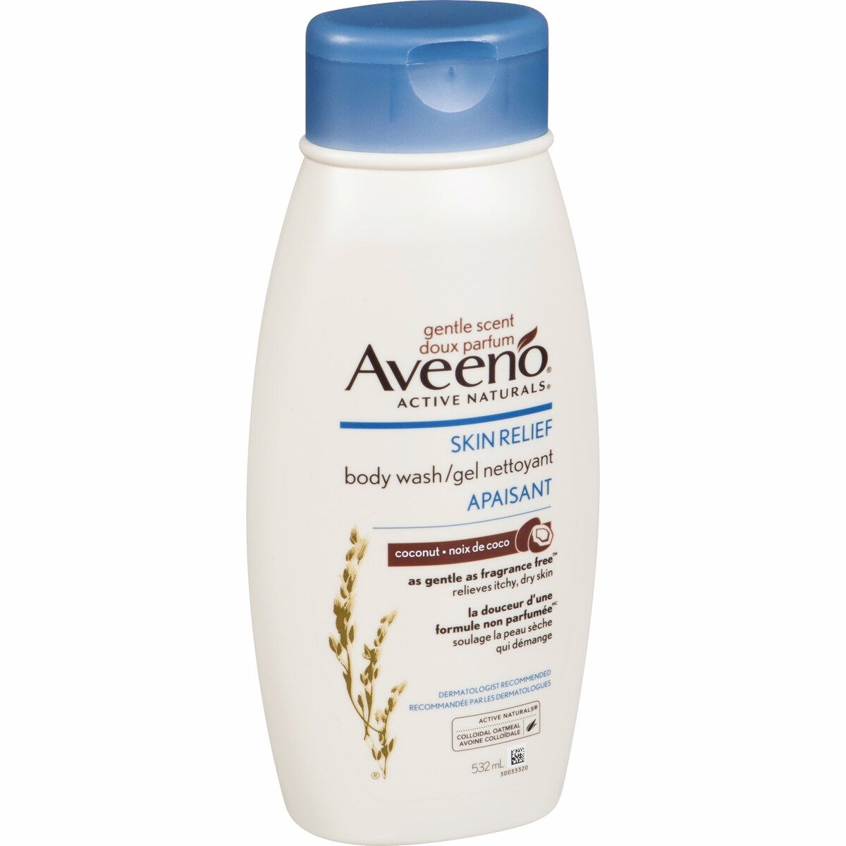 具溫和椰子香氣的肌膚舒緩身體清潔露