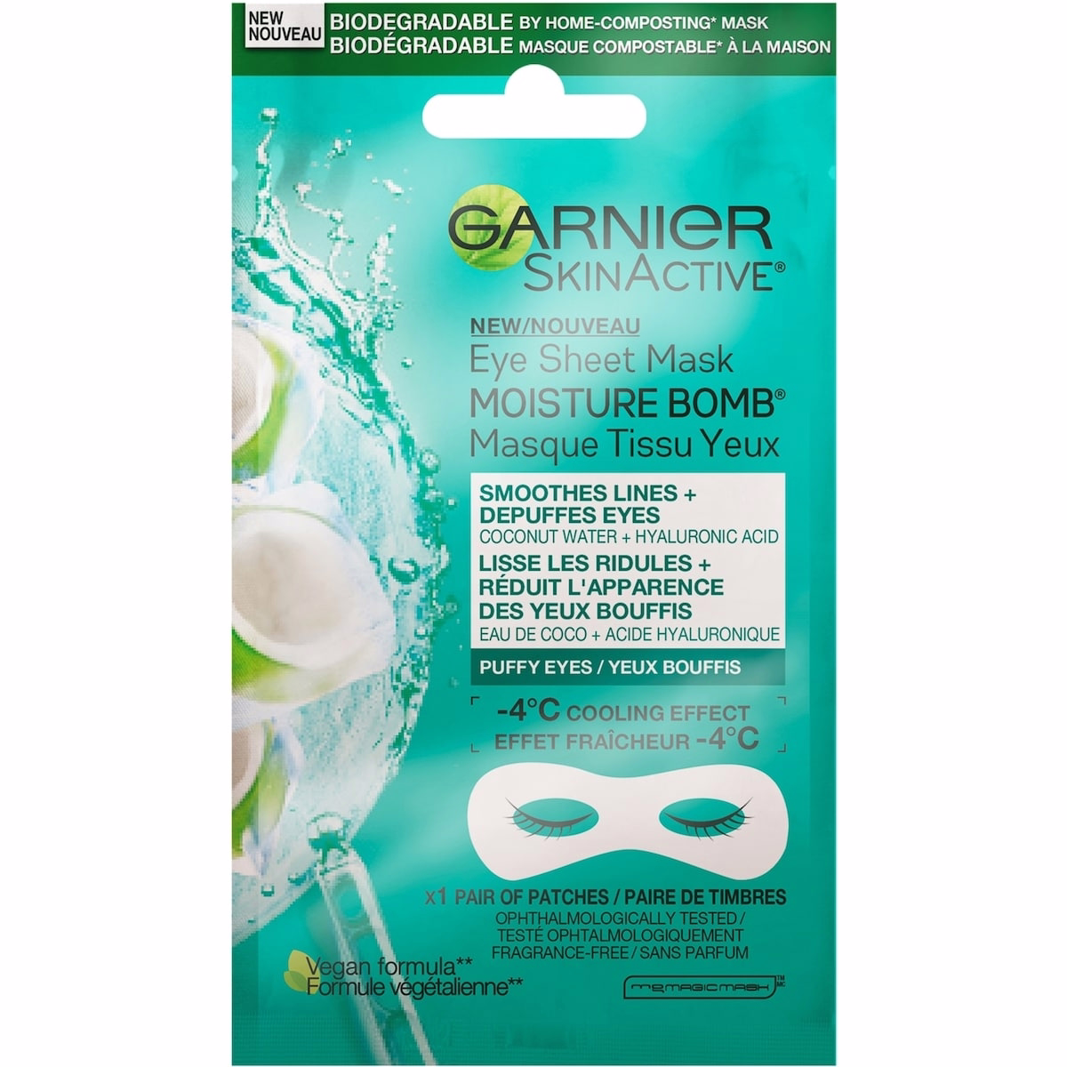 SkinActive Moisture Bomb Energizing Eye Sheet Mask