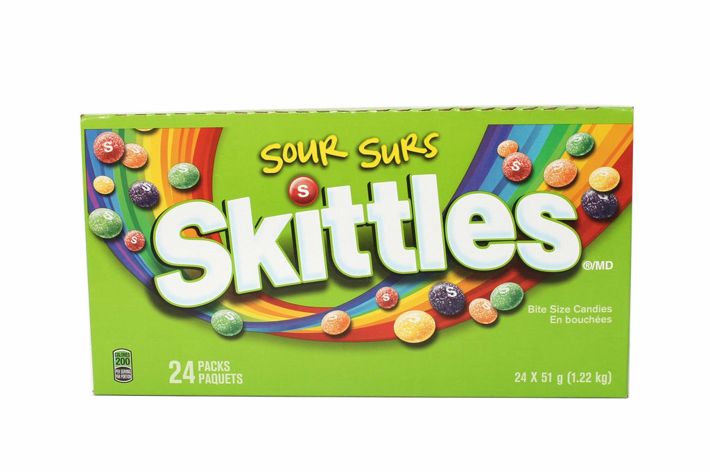 Skittles 새콤한 51 G, 24팩