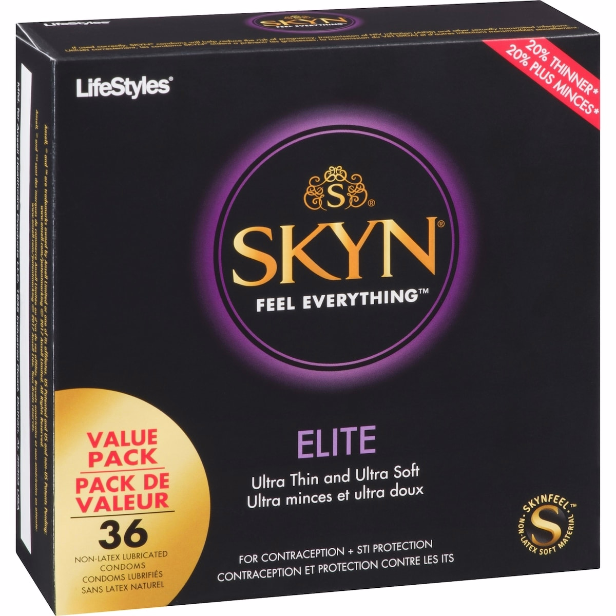 SKYN® Elite 36 無乳膠潤滑安全套 SKYN® Elite 36 無乳膠潤滑安全套