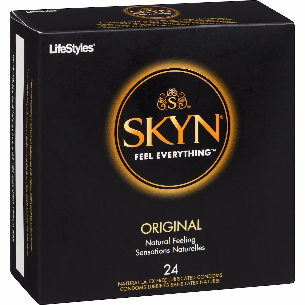 SKYN® Original 24 Natural Latex Free Lubricated Condoms