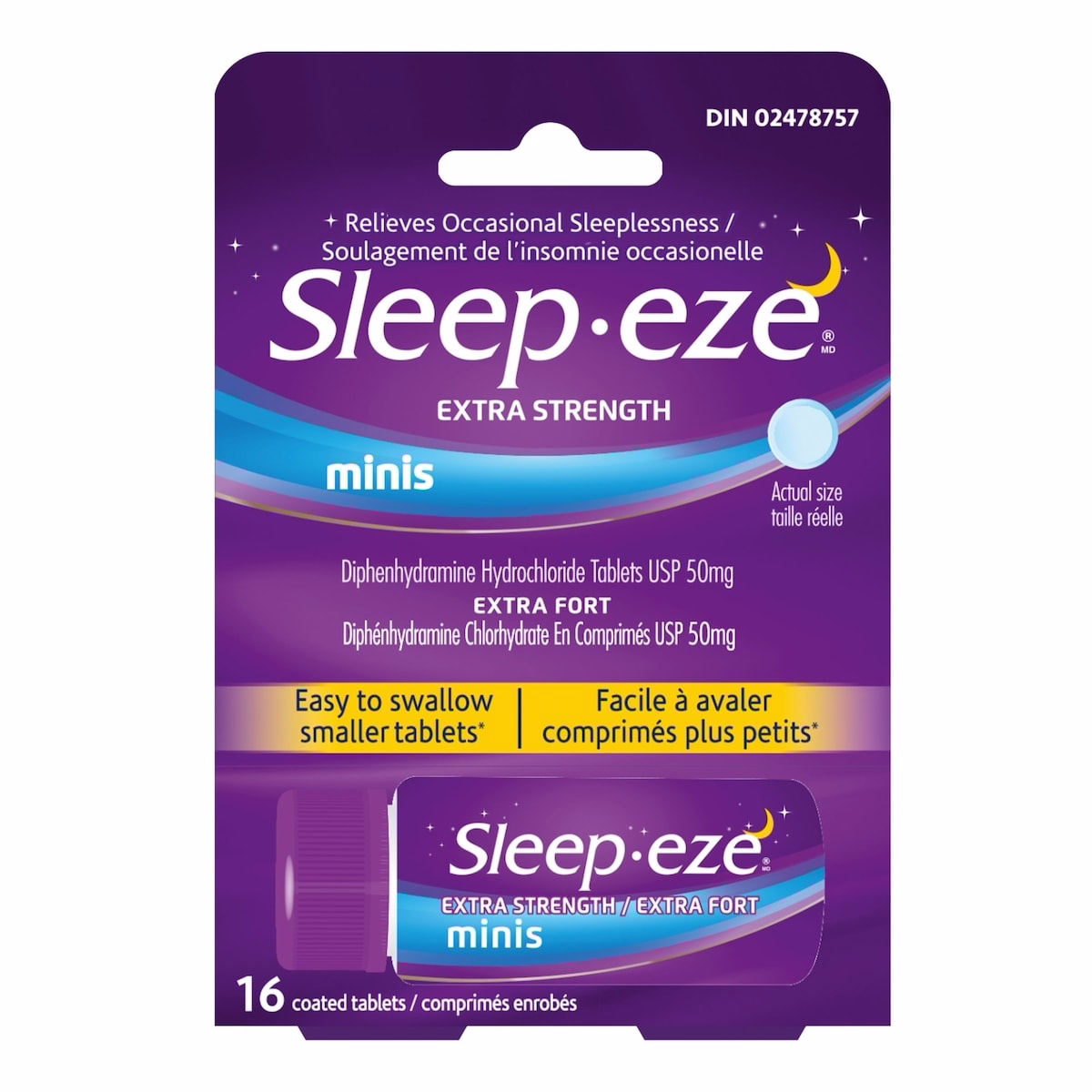Sleep-eze Extra Strength Minis Coated Tablets