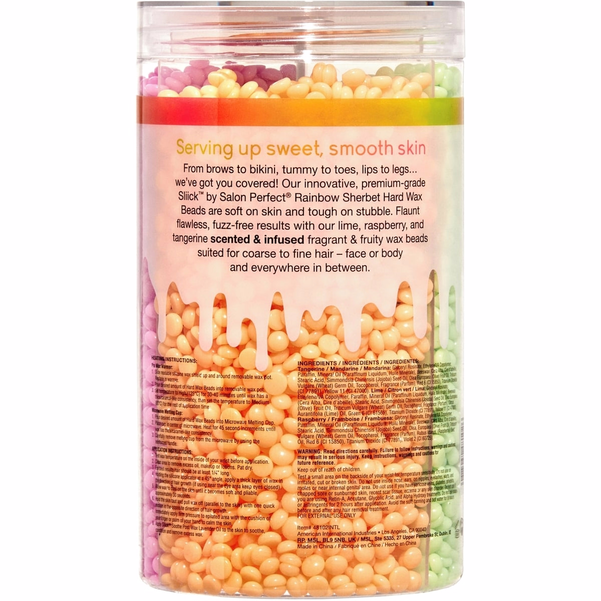 Sliick Rainbow Sherbet Hard Wax Beads