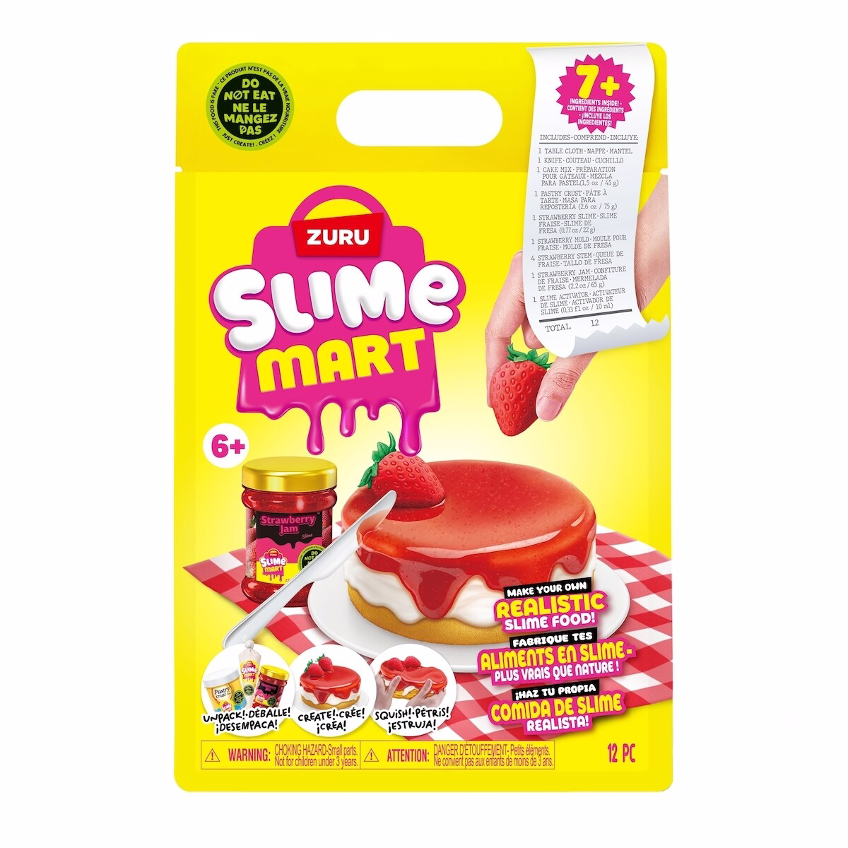 Slime Mart Bag Strawberry Cheesecake