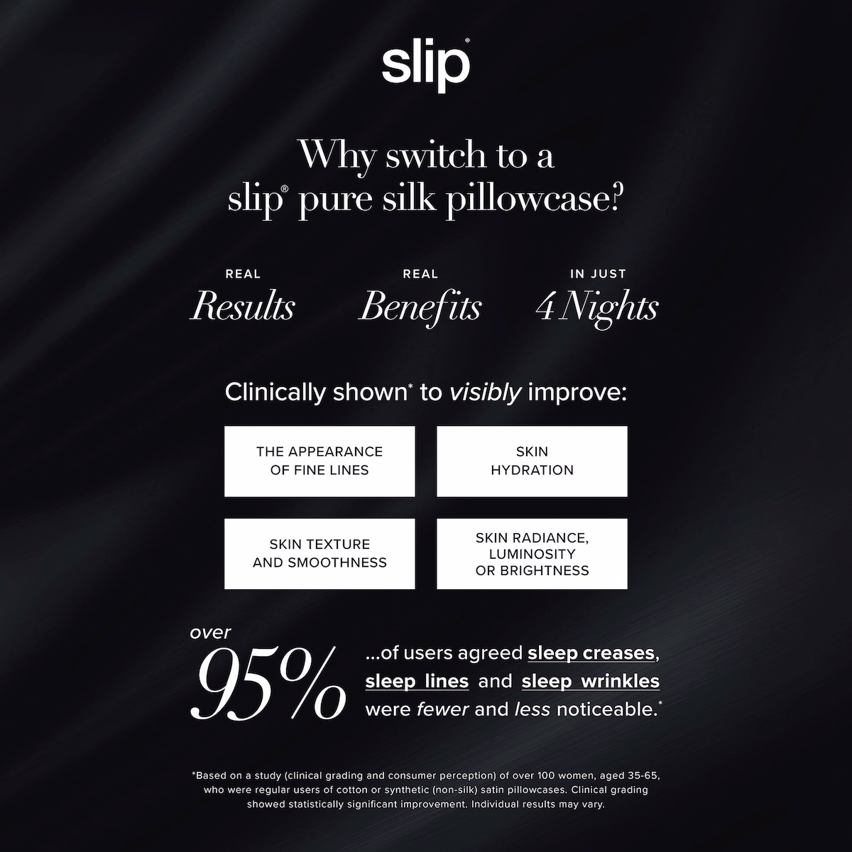Slip ピュアシルク クイーン ピローケース - ワイルドフラワー