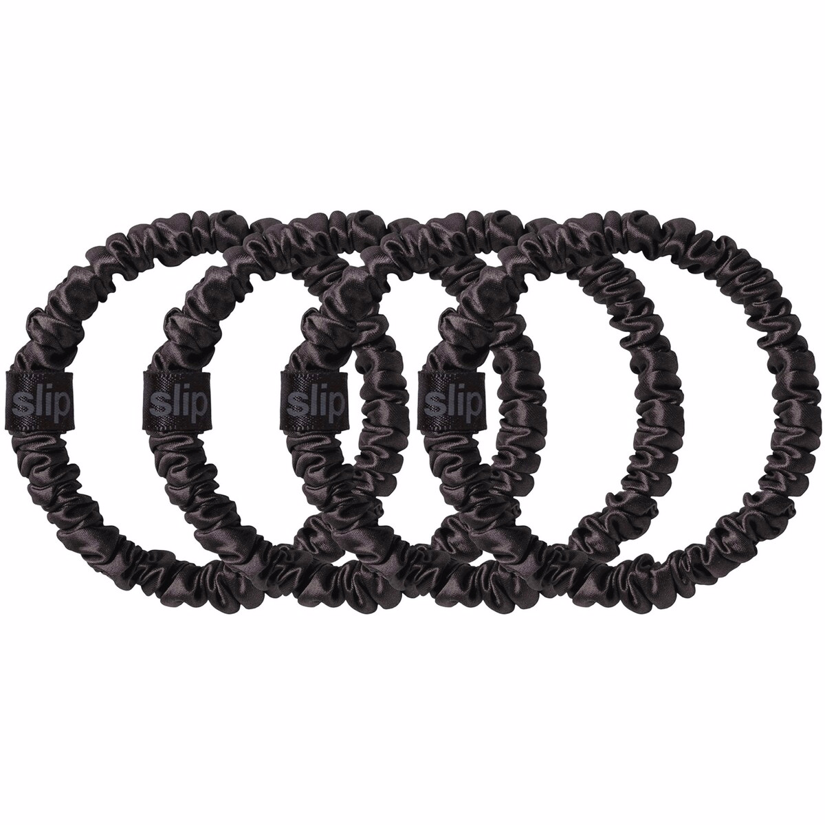 Chouchons Skinny en soie Slip - Noir