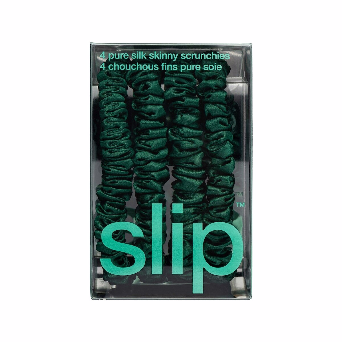slip pure silk skinny scrunchies - forest slip pure silk skinny scrunchies - forest
