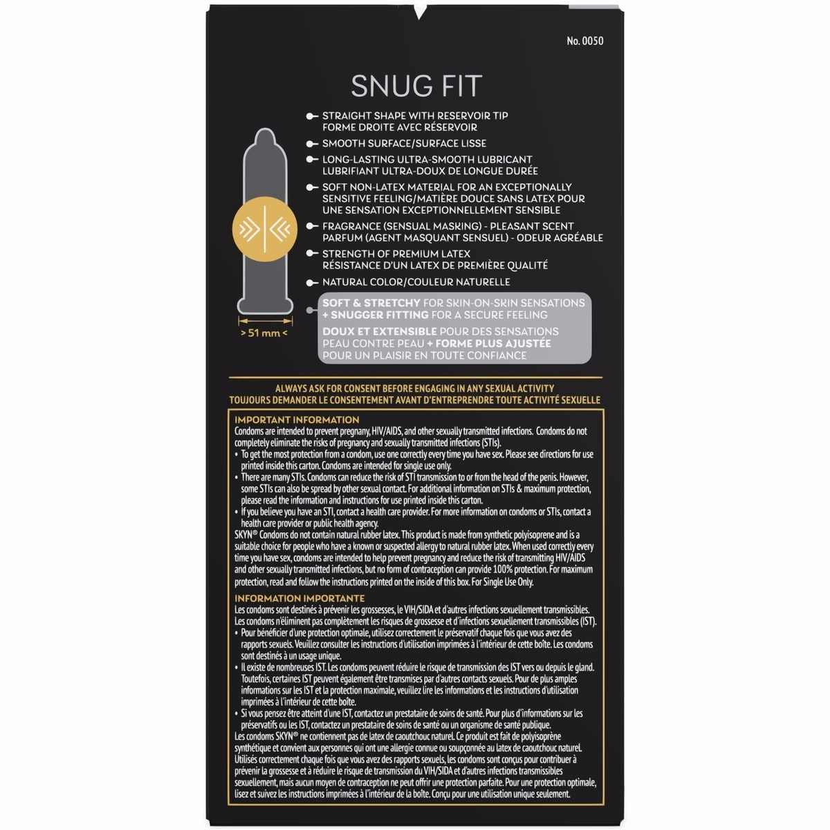 Snug Fit Non Latex Condom