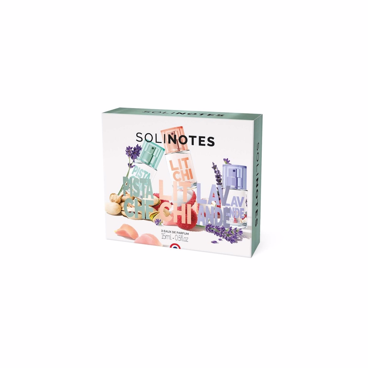 Solinotes Trio Giftsets 3x15ml Eau de Parfum Pistachio Lychee Lavender