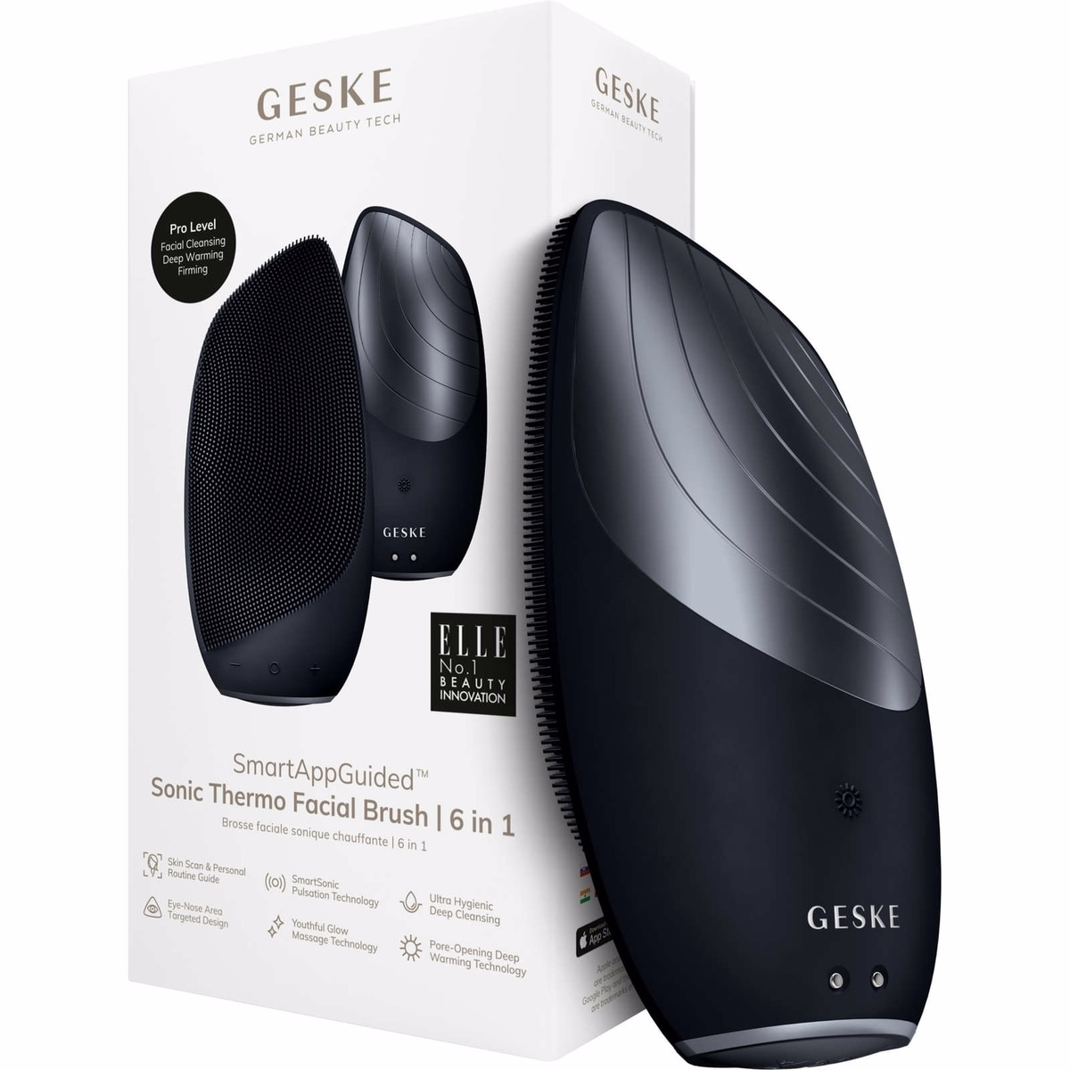Sonic Thermo Cleansing Brush 6-1 (Black)