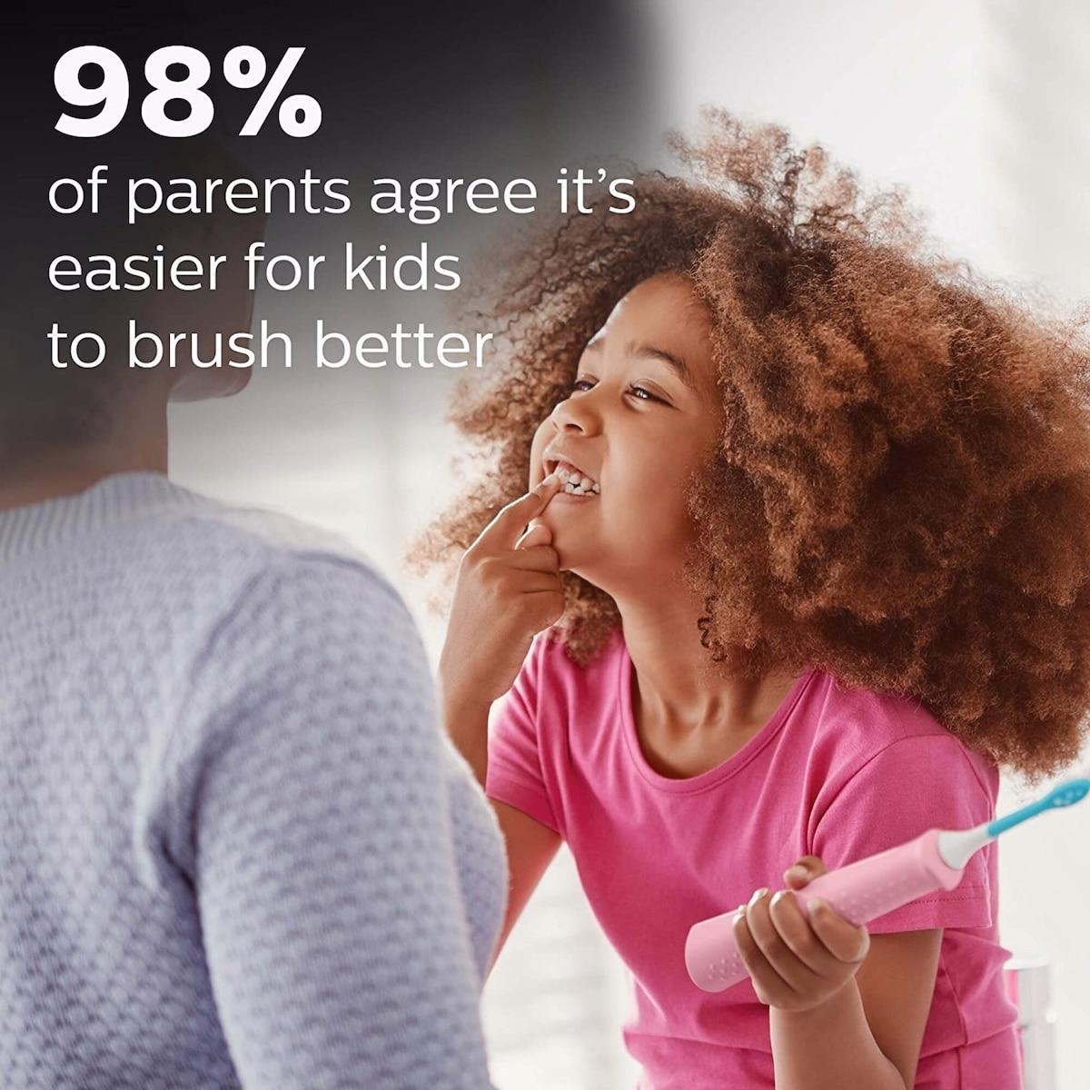 Sonicare For Kids Pink Electric Rechargeable Toothbrush - HX6351/41 Sonicare For Kids Pink Electric Rechargeable Toothbrush - HX6351/41