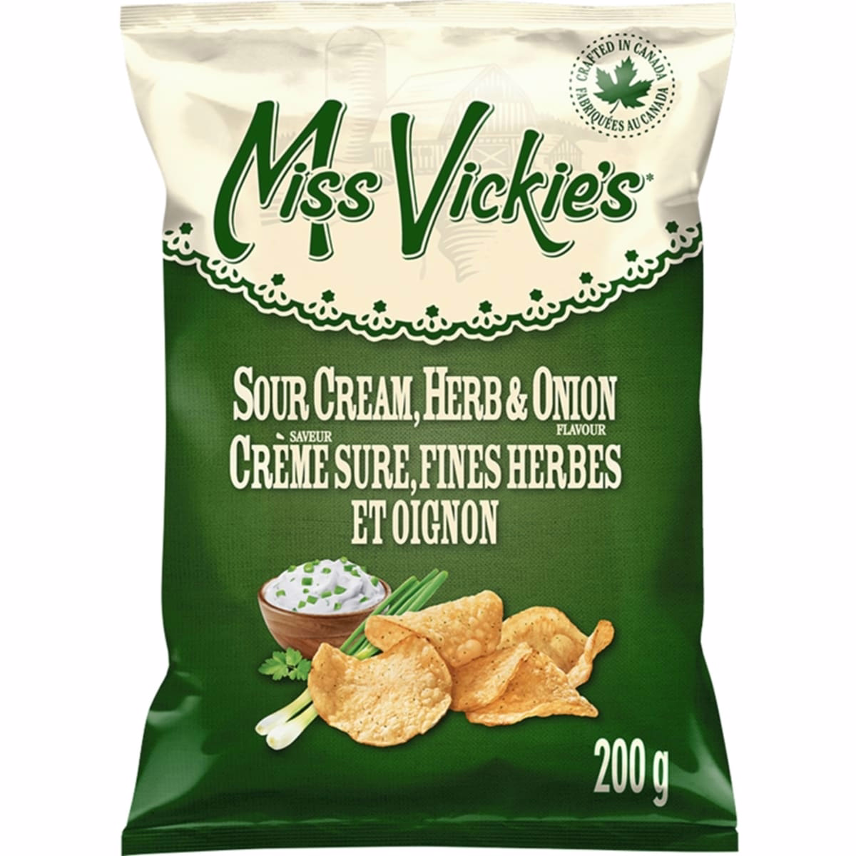 Sour Cream, Herb & Onion Kettle Cooked Potato Chips