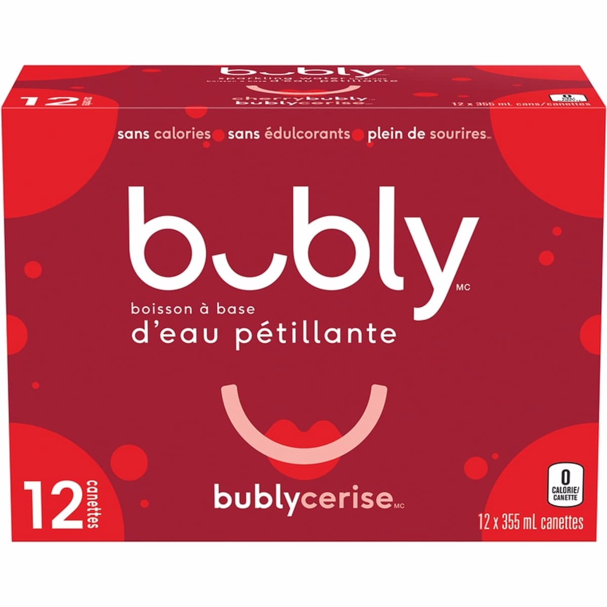 チェリー味スパークリングウォーター