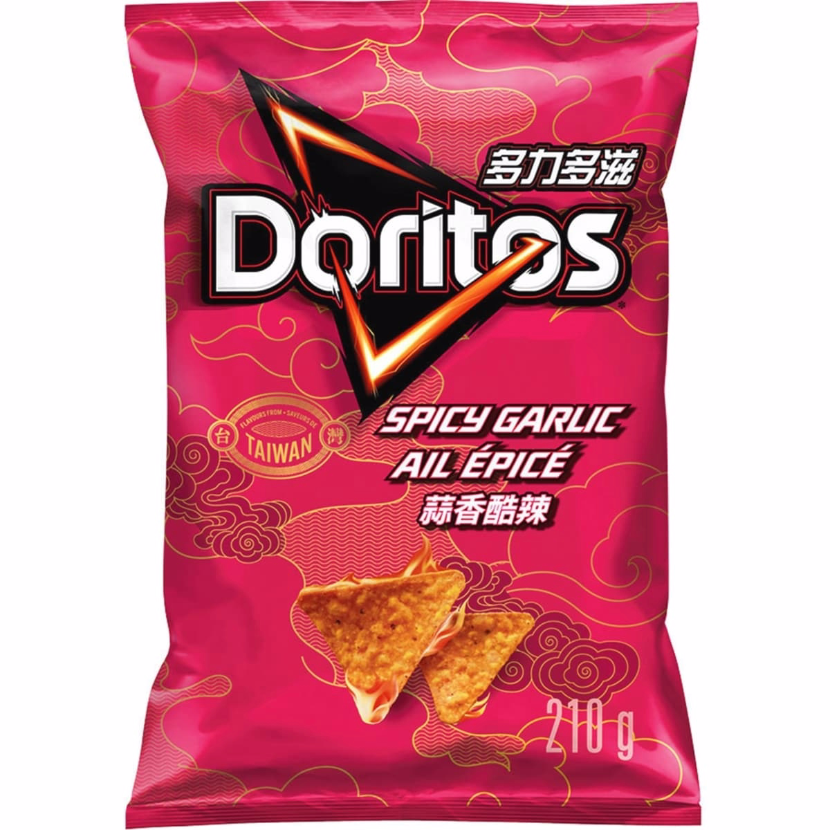 Spicy Garlic Flavoured Tortilla Chips