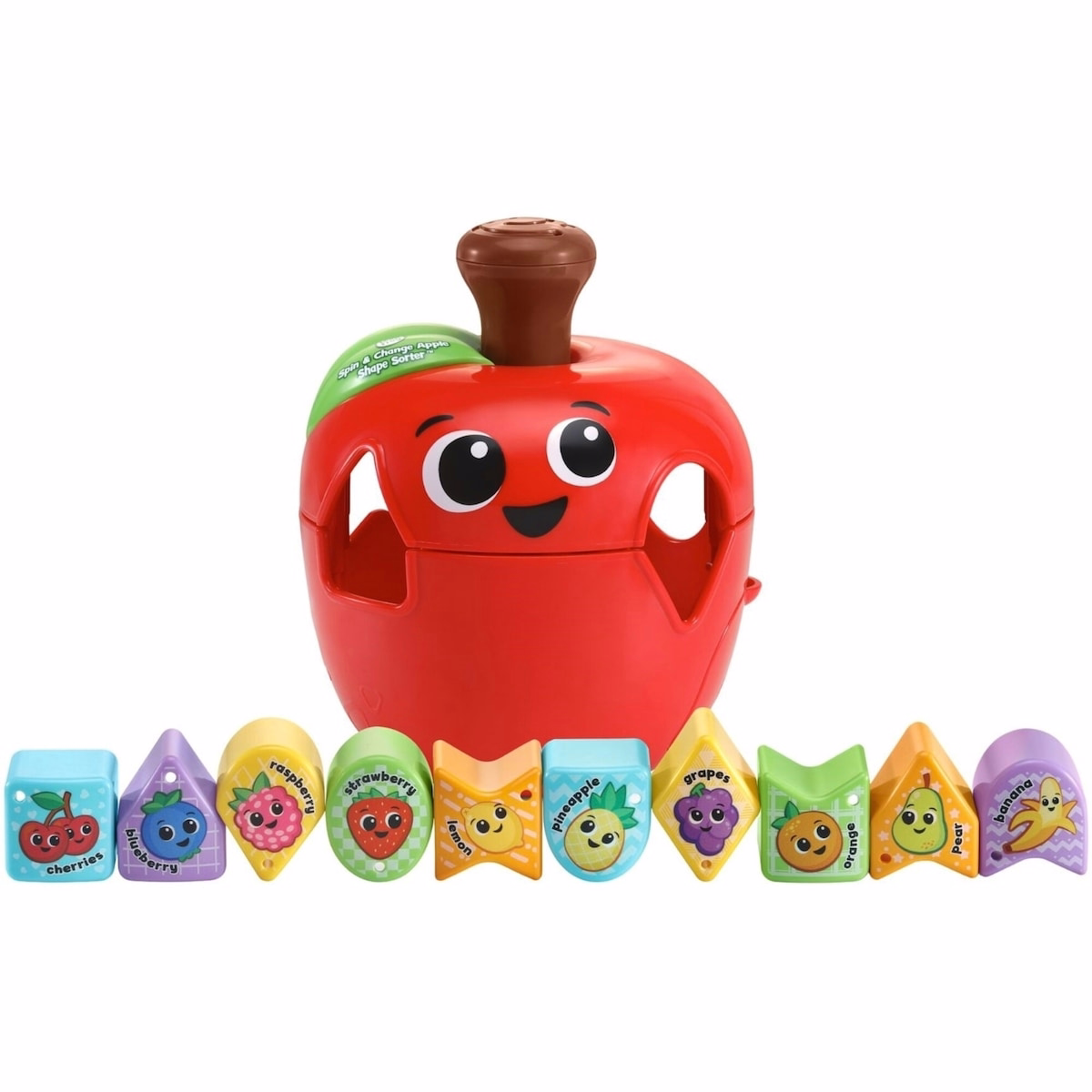 Spin & Change Apple Shape Sorter - English Version