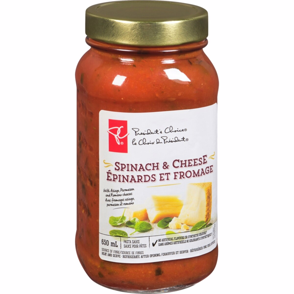 Spinach & Cheese Pasta Sauce