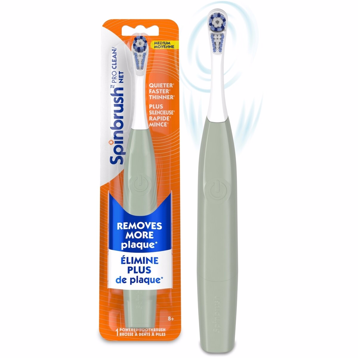 Spinbrush™ PRO CLEAN Battery Toothbrush, Medium
