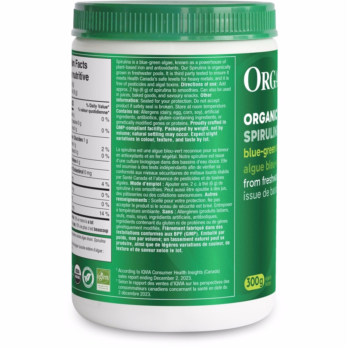 Spirulina Organic Powder Spirulina Organic Powder