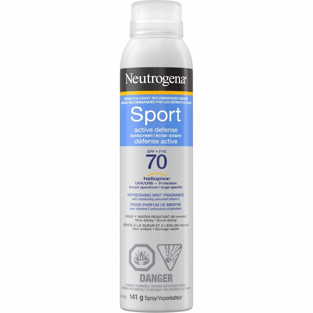 Sport Active Defense SPF 70 Sunscreen Spray