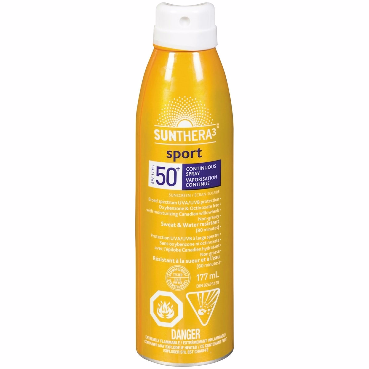 運動 SPF 50+ 連續噴霧防曬