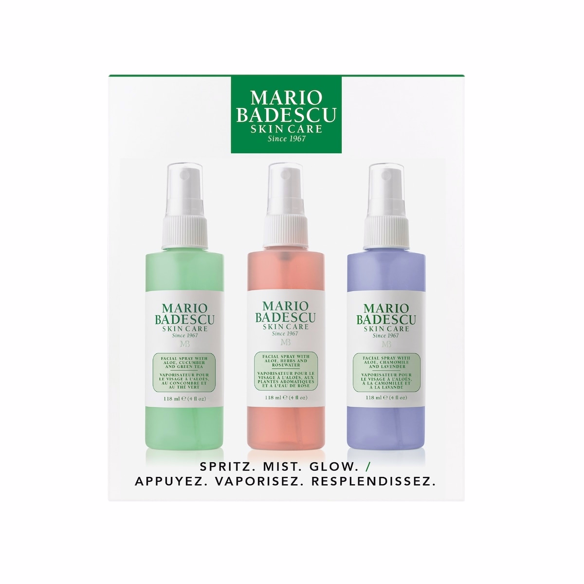 Spritz. Mist. Glow.