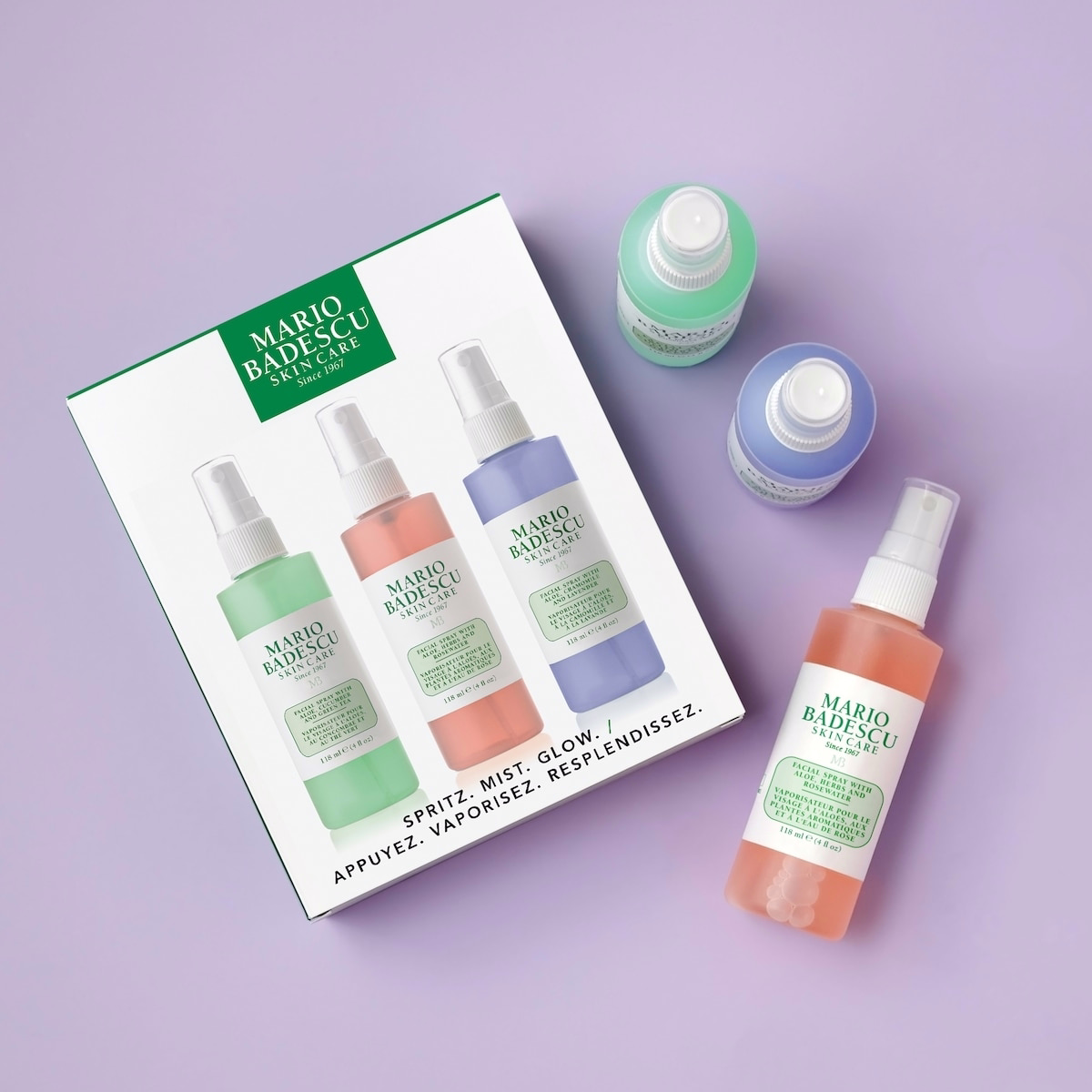 Spritz. Mist. Glow.