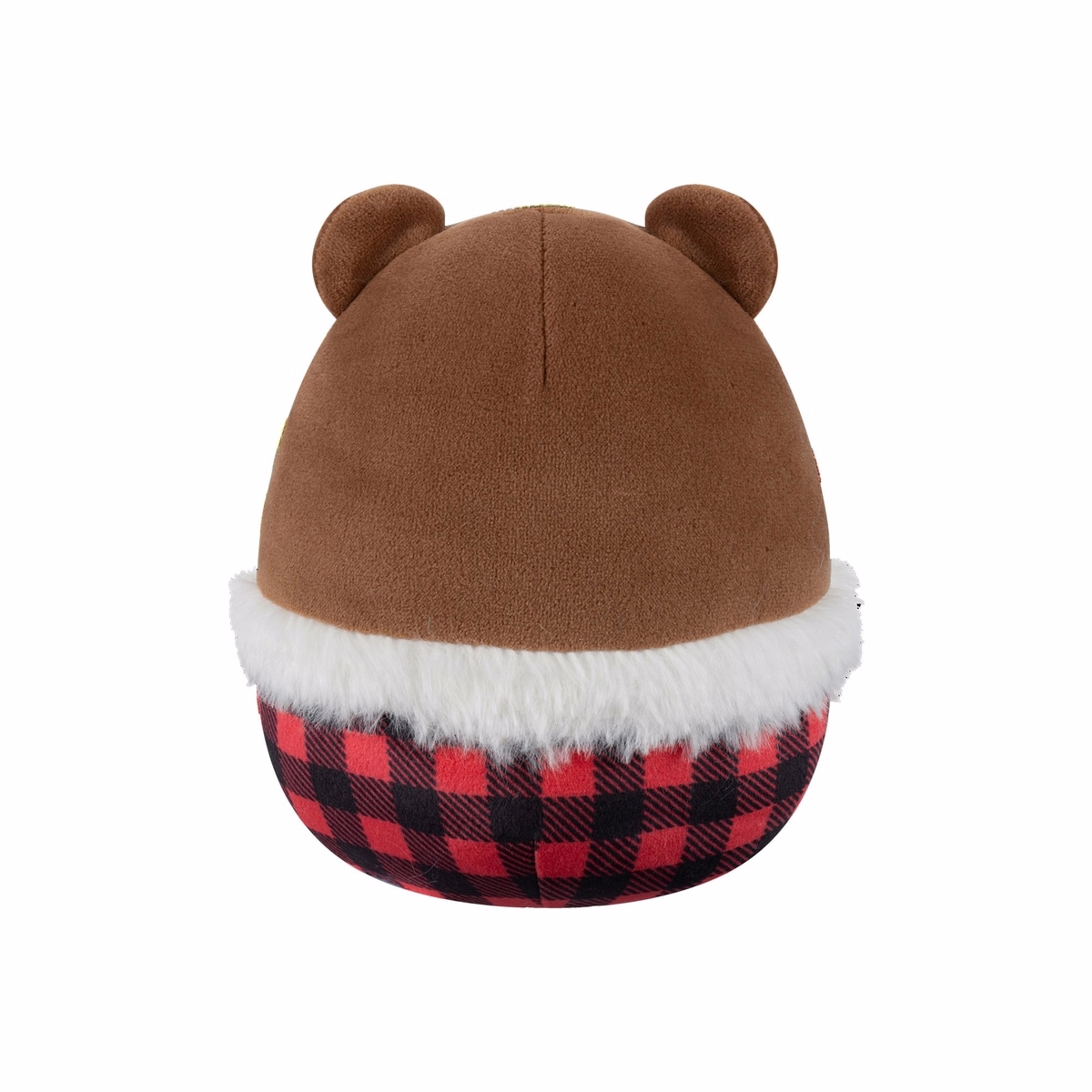 Squishmallows Holiday 5" Plush - Omar the Bear with Plaid Winter Suit