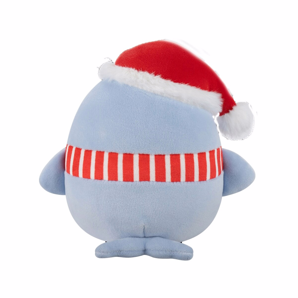 Squishmallows 假日 5 吋 毛絨玩偶 Samir 藍色鯨魚，戴聖誕帽