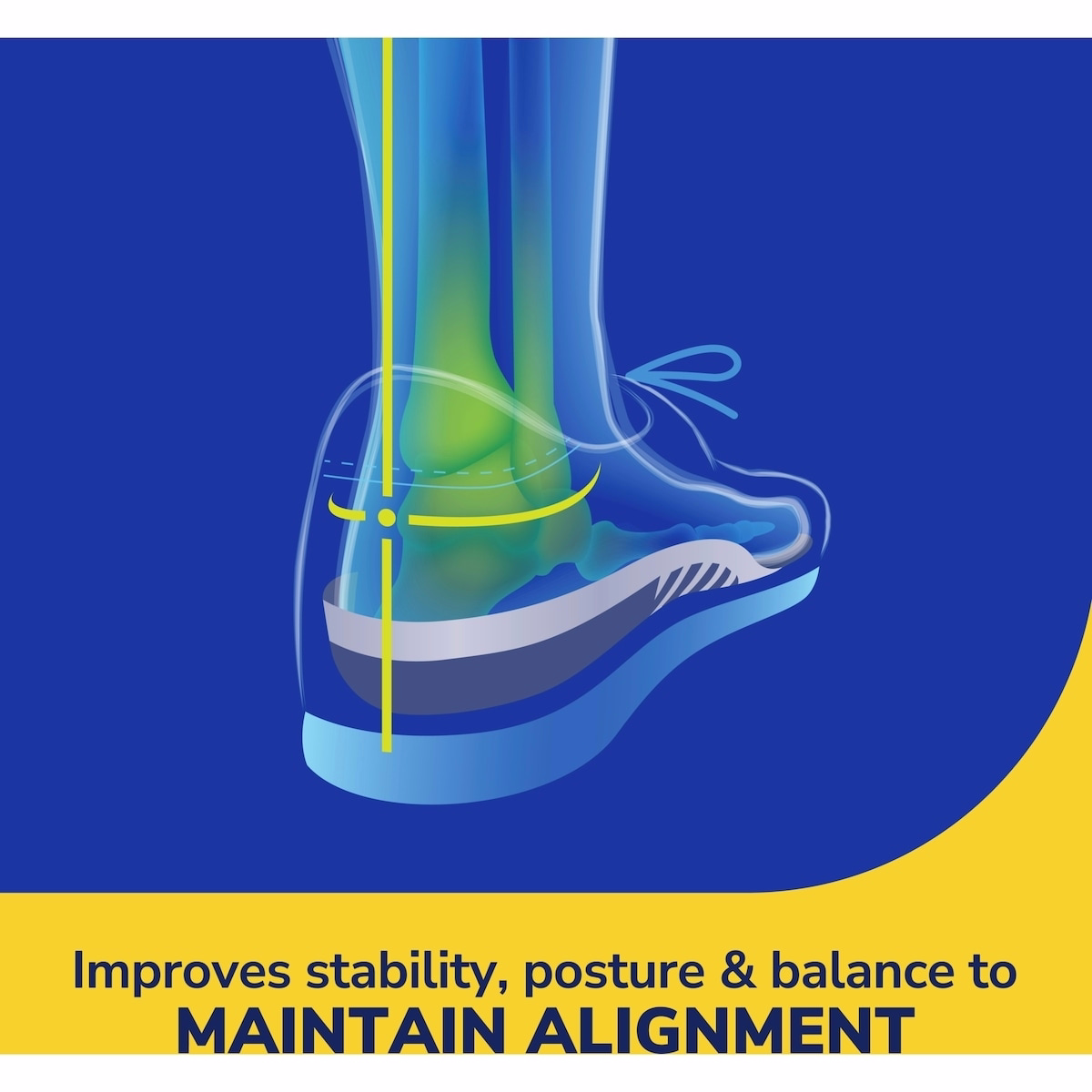 Stability Support Insoles, Men, Size 8-14