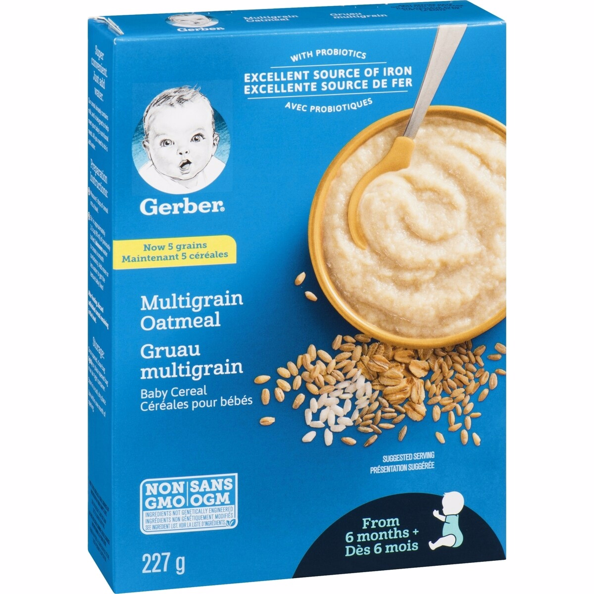 Stage 2 Multigrain Oatmeal Baby Cereal